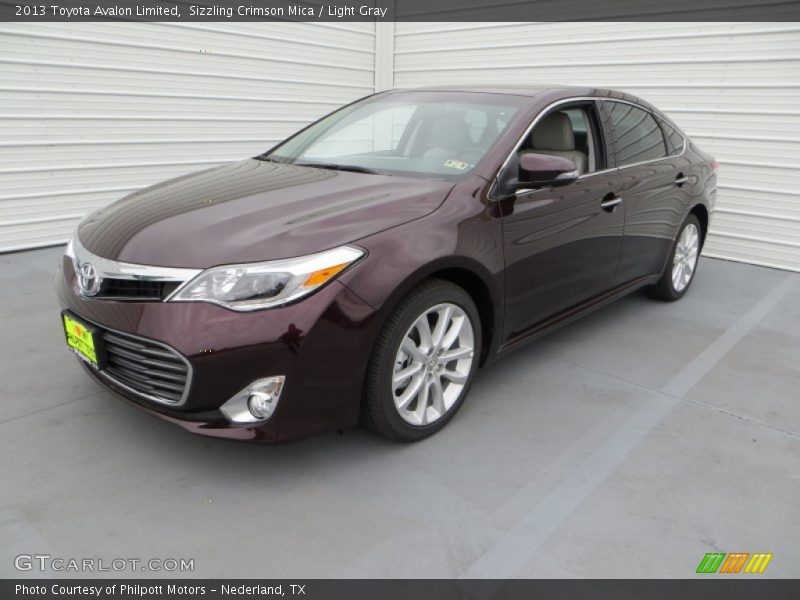 Sizzling Crimson Mica / Light Gray 2013 Toyota Avalon Limited