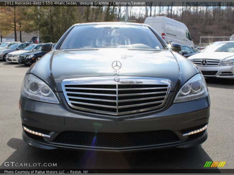 designo Graphite / Cashmere/Savanah 2011 Mercedes-Benz S 550 4Matic Sedan