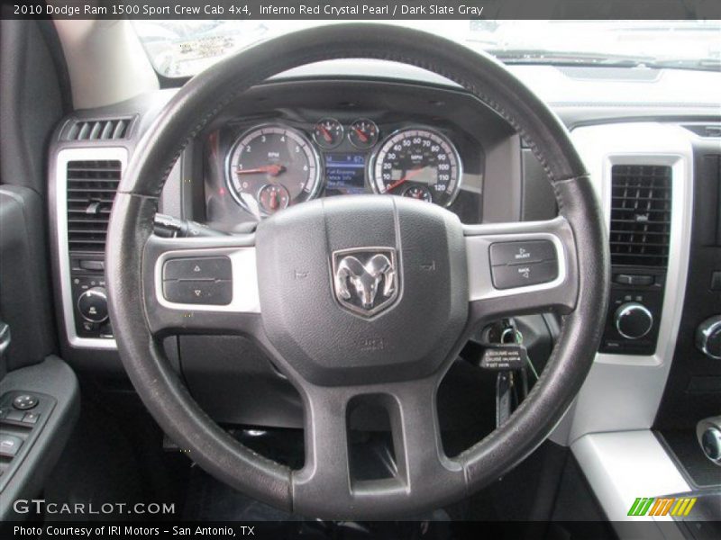 2010 Ram 1500 Sport Crew Cab 4x4 Steering Wheel