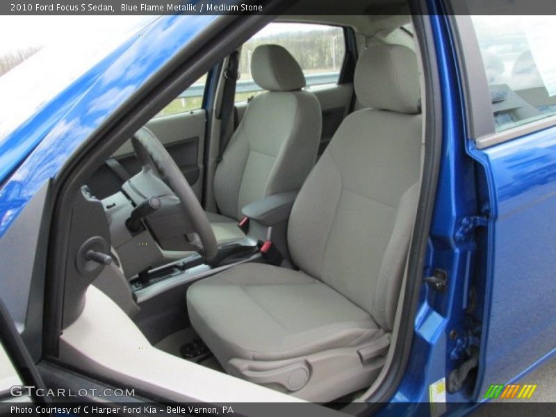 Front Seat of 2010 Focus S Sedan