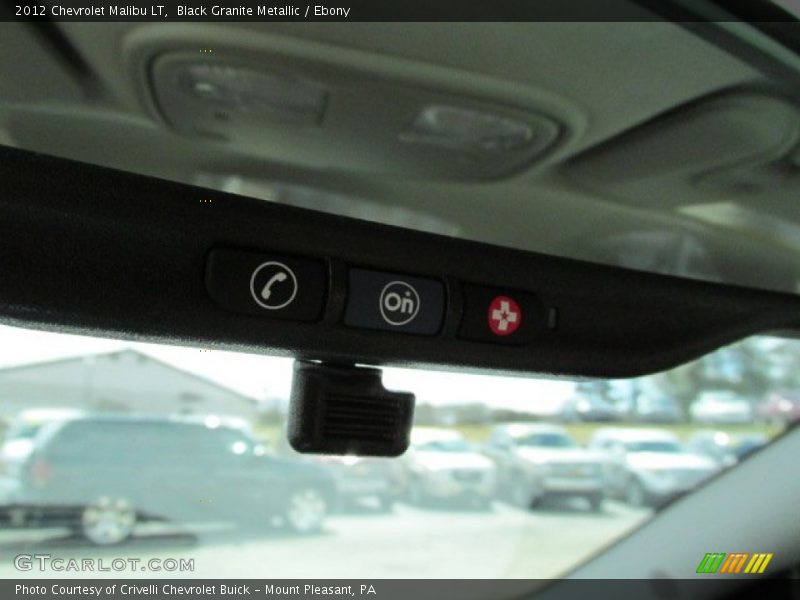 Black Granite Metallic / Ebony 2012 Chevrolet Malibu LT