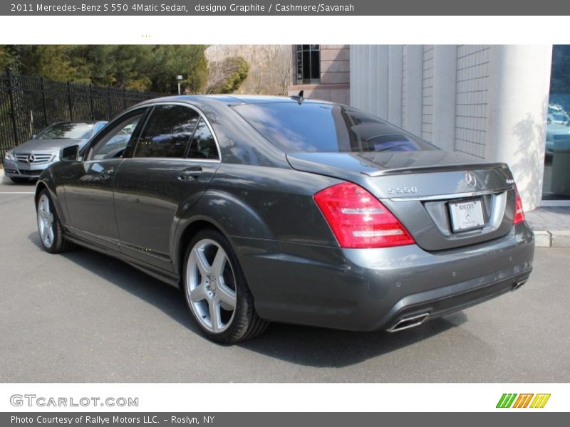 designo Graphite / Cashmere/Savanah 2011 Mercedes-Benz S 550 4Matic Sedan