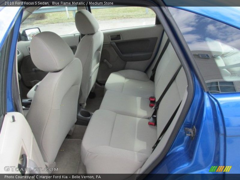Rear Seat of 2010 Focus S Sedan