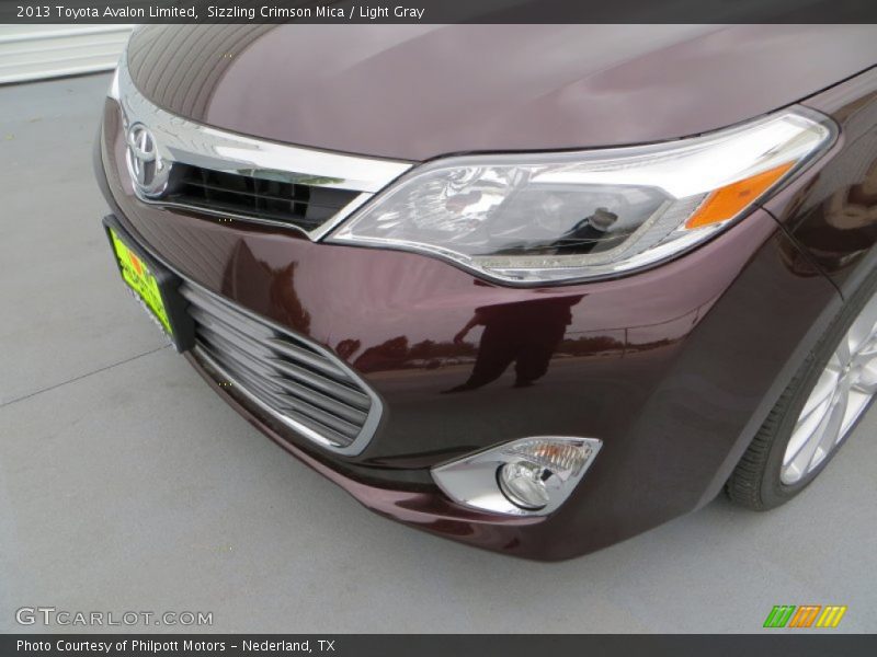 Sizzling Crimson Mica / Light Gray 2013 Toyota Avalon Limited