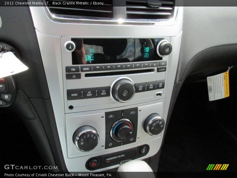 Black Granite Metallic / Ebony 2012 Chevrolet Malibu LT