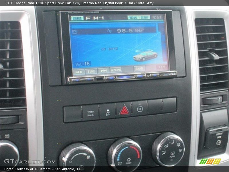 Inferno Red Crystal Pearl / Dark Slate Gray 2010 Dodge Ram 1500 Sport Crew Cab 4x4
