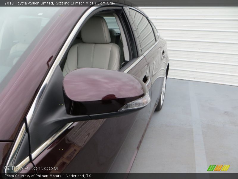 Sizzling Crimson Mica / Light Gray 2013 Toyota Avalon Limited