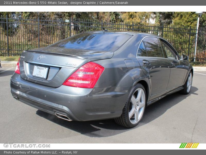 designo Graphite / Cashmere/Savanah 2011 Mercedes-Benz S 550 4Matic Sedan