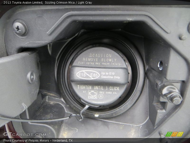 Sizzling Crimson Mica / Light Gray 2013 Toyota Avalon Limited