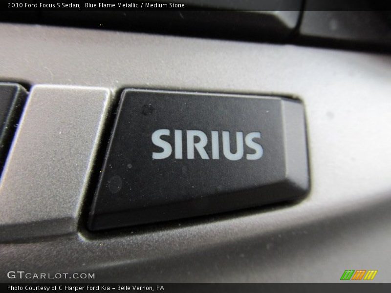 Blue Flame Metallic / Medium Stone 2010 Ford Focus S Sedan