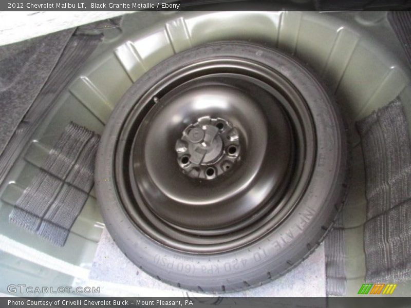 Black Granite Metallic / Ebony 2012 Chevrolet Malibu LT