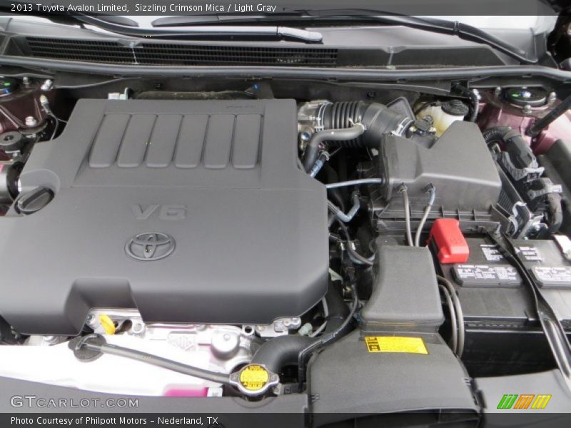 Sizzling Crimson Mica / Light Gray 2013 Toyota Avalon Limited