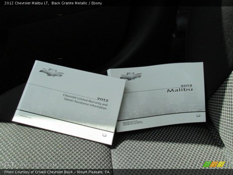 Black Granite Metallic / Ebony 2012 Chevrolet Malibu LT