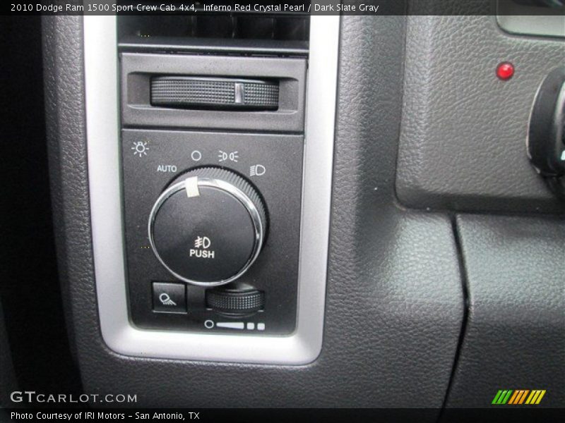 Controls of 2010 Ram 1500 Sport Crew Cab 4x4