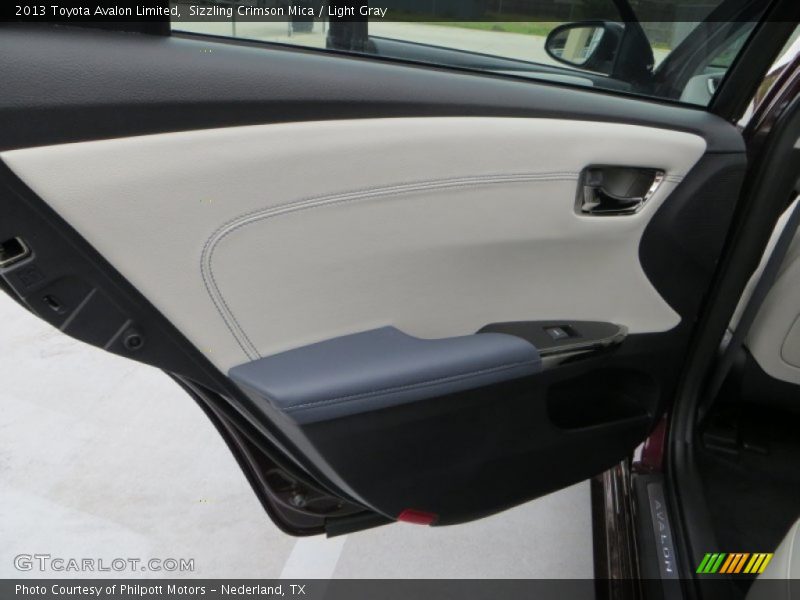 Sizzling Crimson Mica / Light Gray 2013 Toyota Avalon Limited