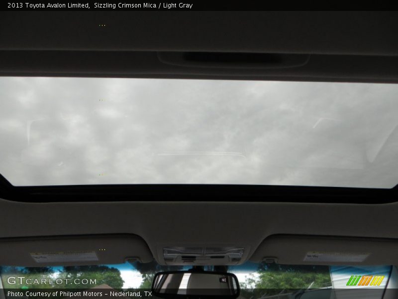 Sizzling Crimson Mica / Light Gray 2013 Toyota Avalon Limited