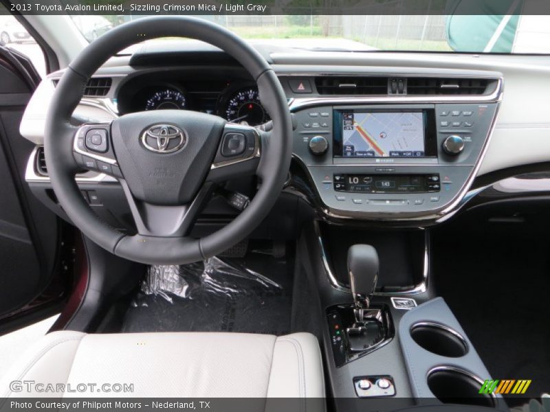 Sizzling Crimson Mica / Light Gray 2013 Toyota Avalon Limited