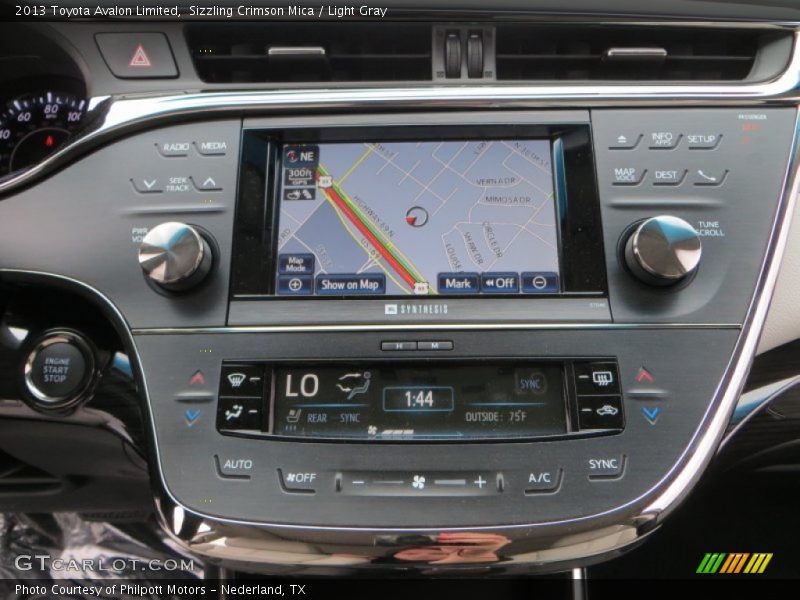 Sizzling Crimson Mica / Light Gray 2013 Toyota Avalon Limited