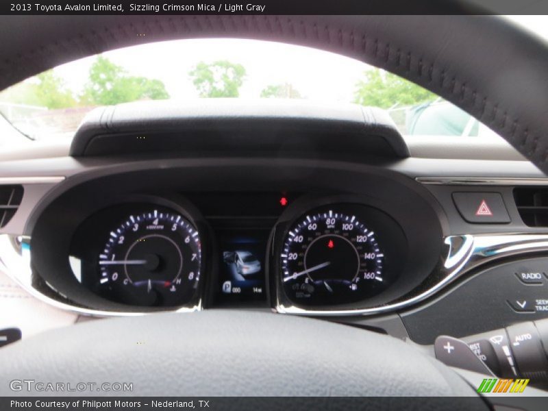 Sizzling Crimson Mica / Light Gray 2013 Toyota Avalon Limited