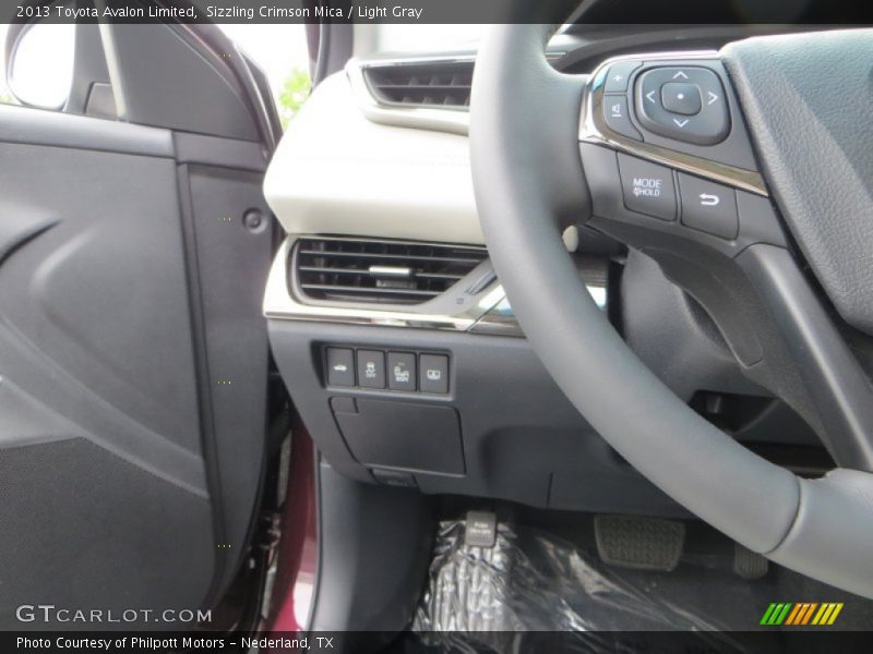 Sizzling Crimson Mica / Light Gray 2013 Toyota Avalon Limited