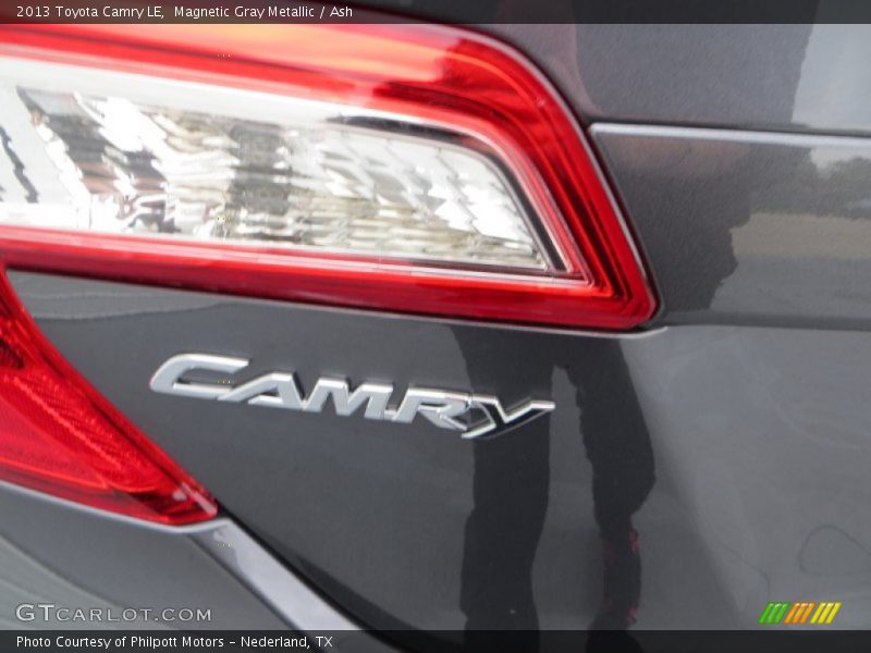 Magnetic Gray Metallic / Ash 2013 Toyota Camry LE