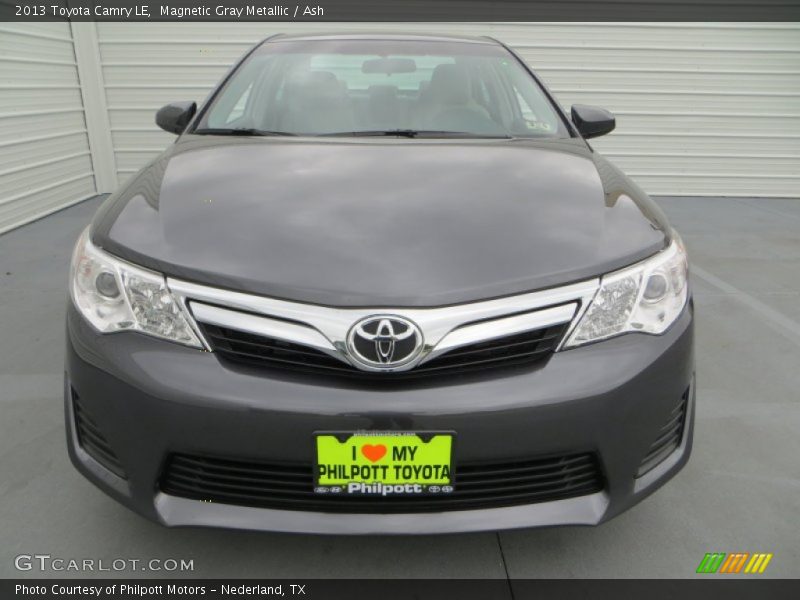 Magnetic Gray Metallic / Ash 2013 Toyota Camry LE
