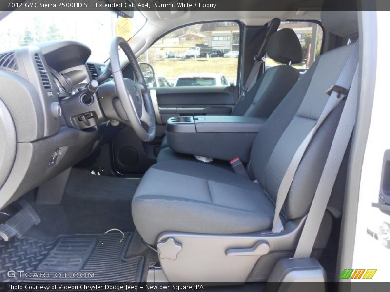 Summit White / Ebony 2012 GMC Sierra 2500HD SLE Extended Cab 4x4