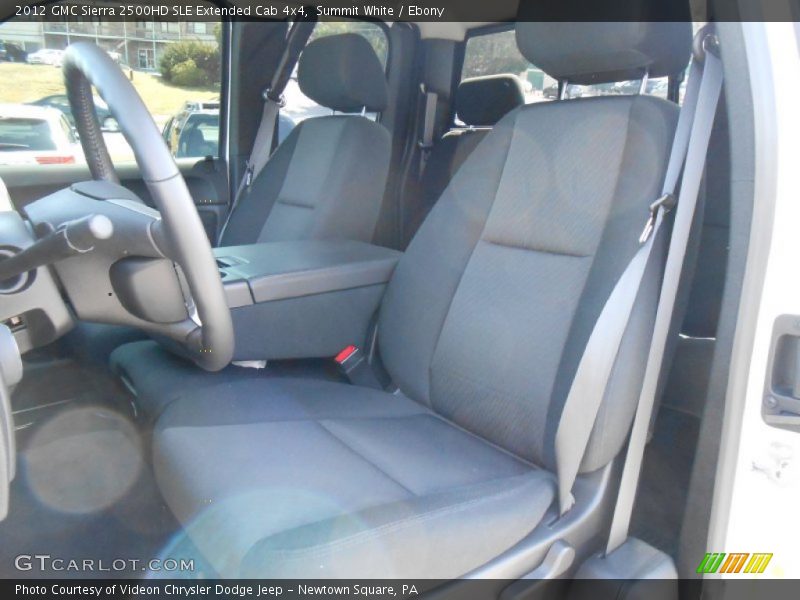 Summit White / Ebony 2012 GMC Sierra 2500HD SLE Extended Cab 4x4