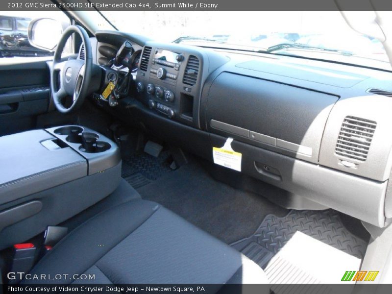 Summit White / Ebony 2012 GMC Sierra 2500HD SLE Extended Cab 4x4