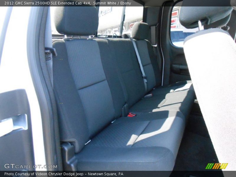 Summit White / Ebony 2012 GMC Sierra 2500HD SLE Extended Cab 4x4