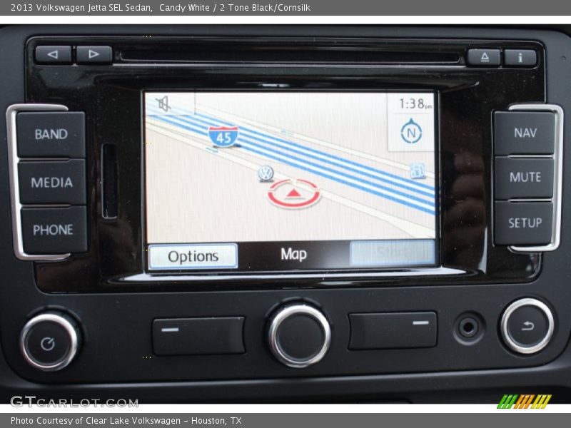 Candy White / 2 Tone Black/Cornsilk 2013 Volkswagen Jetta SEL Sedan