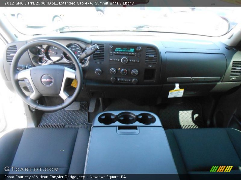 Summit White / Ebony 2012 GMC Sierra 2500HD SLE Extended Cab 4x4