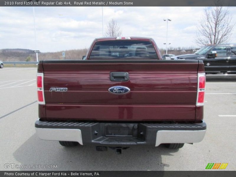 Royal Red Metallic / Medium Stone 2010 Ford F150 XLT Regular Cab 4x4