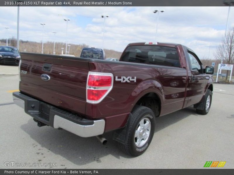  2010 F150 XLT Regular Cab 4x4 Royal Red Metallic