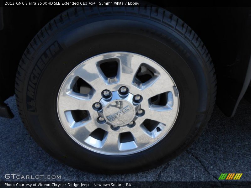 Summit White / Ebony 2012 GMC Sierra 2500HD SLE Extended Cab 4x4
