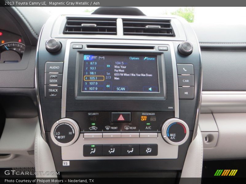 Magnetic Gray Metallic / Ash 2013 Toyota Camry LE