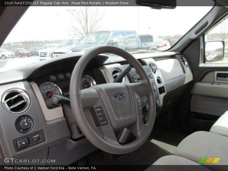 Royal Red Metallic / Medium Stone 2010 Ford F150 XLT Regular Cab 4x4