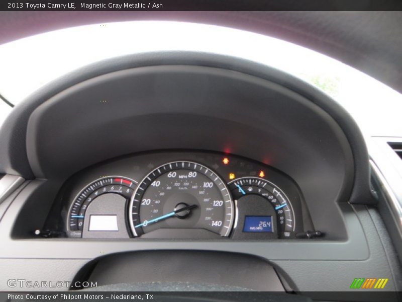 Magnetic Gray Metallic / Ash 2013 Toyota Camry LE