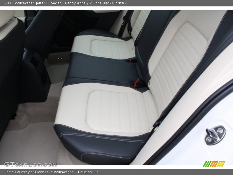 Candy White / 2 Tone Black/Cornsilk 2013 Volkswagen Jetta SEL Sedan