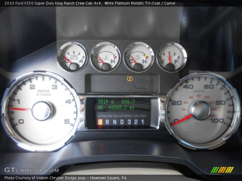  2010 F350 Super Duty King Ranch Crew Cab 4x4 King Ranch Crew Cab 4x4 Gauges