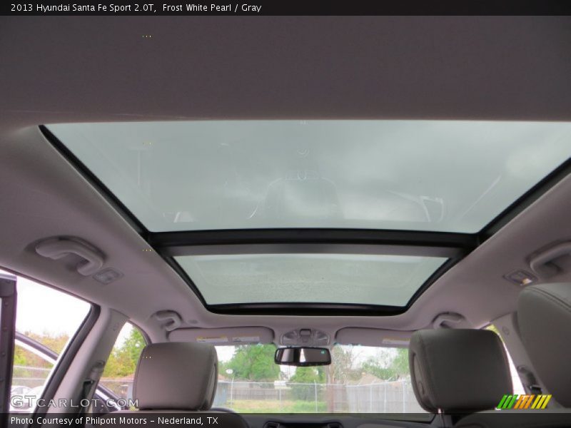 Sunroof of 2013 Santa Fe Sport 2.0T