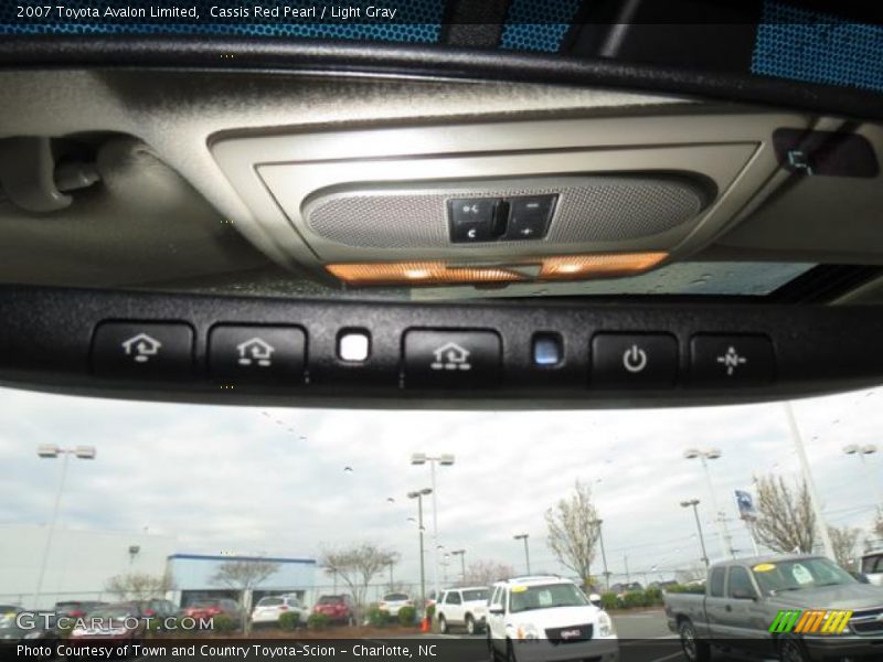Cassis Red Pearl / Light Gray 2007 Toyota Avalon Limited