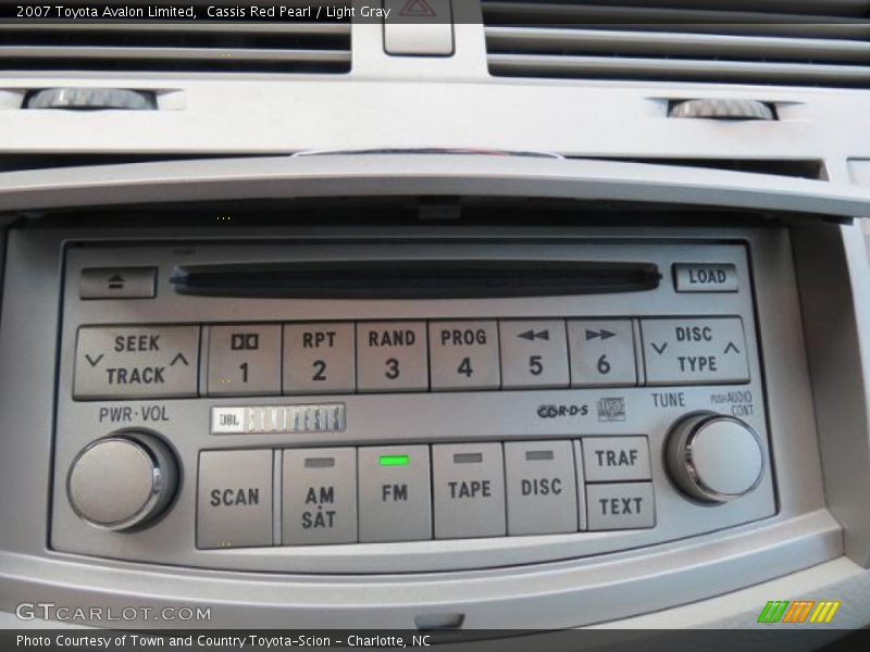 Cassis Red Pearl / Light Gray 2007 Toyota Avalon Limited