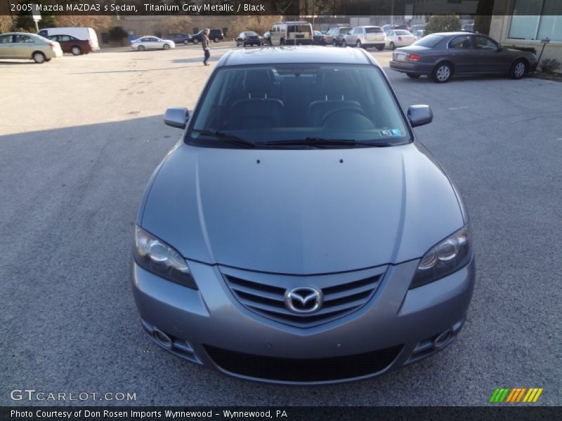 Titanium Gray Metallic / Black 2005 Mazda MAZDA3 s Sedan