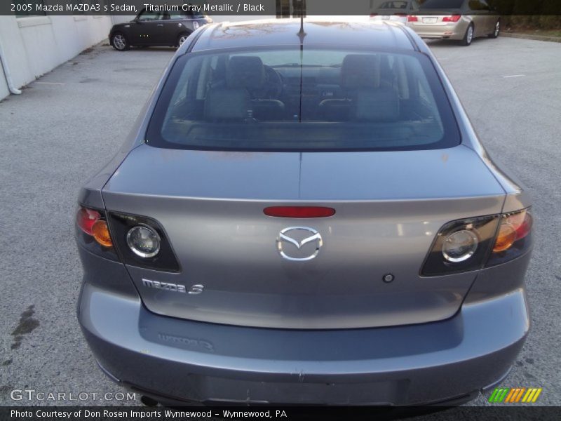 Titanium Gray Metallic / Black 2005 Mazda MAZDA3 s Sedan