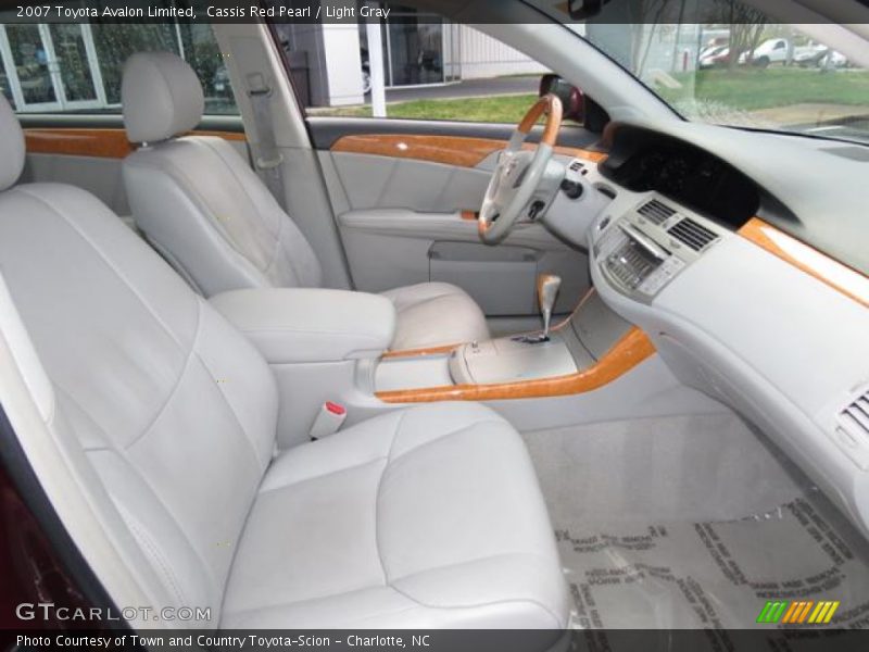 Cassis Red Pearl / Light Gray 2007 Toyota Avalon Limited