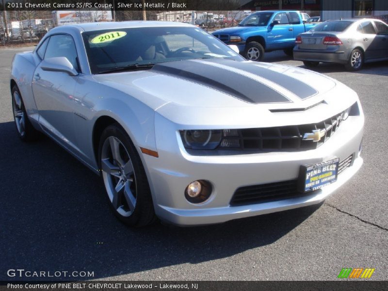 Silver Ice Metallic / Black 2011 Chevrolet Camaro SS/RS Coupe
