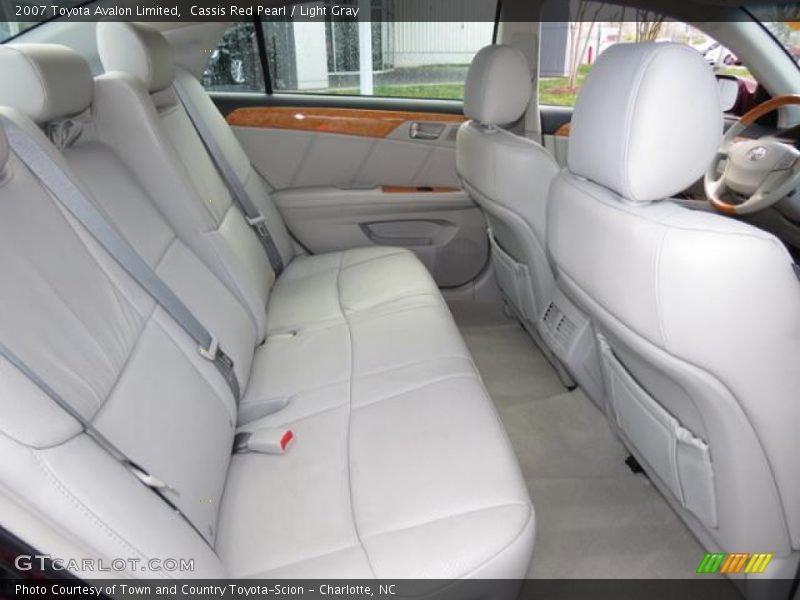 Cassis Red Pearl / Light Gray 2007 Toyota Avalon Limited