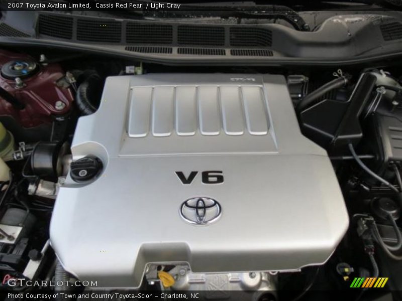Cassis Red Pearl / Light Gray 2007 Toyota Avalon Limited