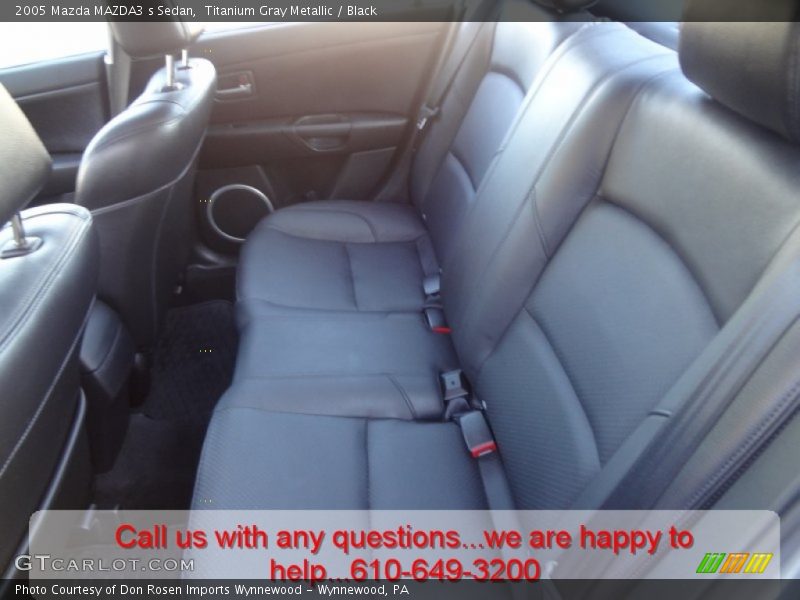 Titanium Gray Metallic / Black 2005 Mazda MAZDA3 s Sedan